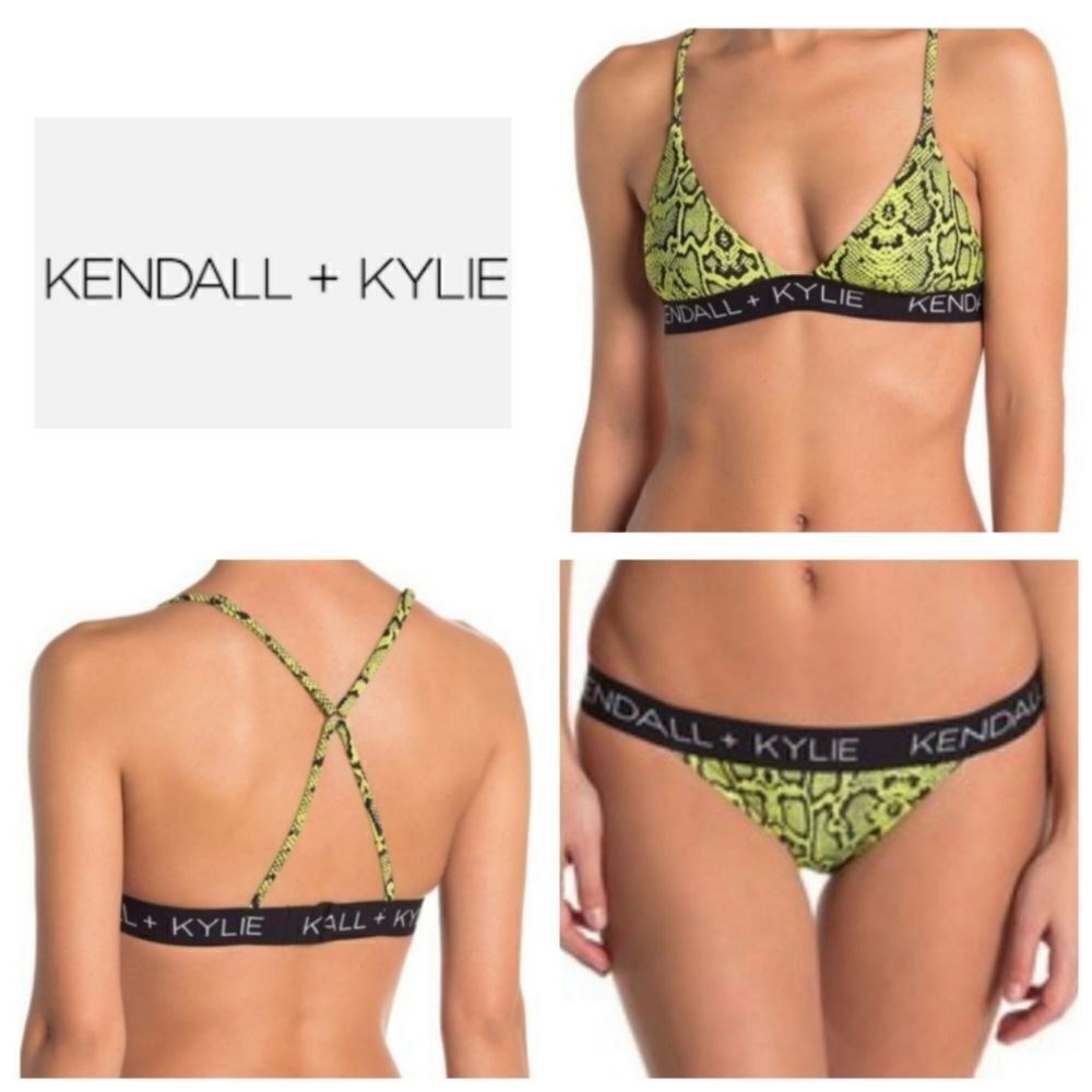 Kendall & Klyie Snake Banded 2-piece Bikini Set